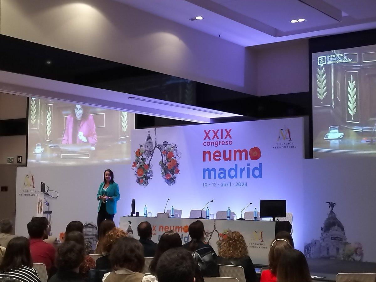 <a href="/Chiesi_es/">Chiesi España & Portugal</a> <a href="/ISinergologia/">Instituto Español de Sinergología</a> <a href="/NovotelMCenter/">Novotel Madrid Center</a> <a href="/EvaGarciaRuiz/">Eva García Ruiz</a> 🟠 Cerramos esta gran charla a cargo de <a href="/EvaGarciaRuiz/">Eva García Ruiz</a>, quien nos ha ayudado a conocer todo lo que somos capaces de expresar sin palabras 🤐

Una ponencia llena de ejemplos para aprender a interpretar los gestos y profundizar en la #sinergología 👏🏻

#CongresoNeumomadrid