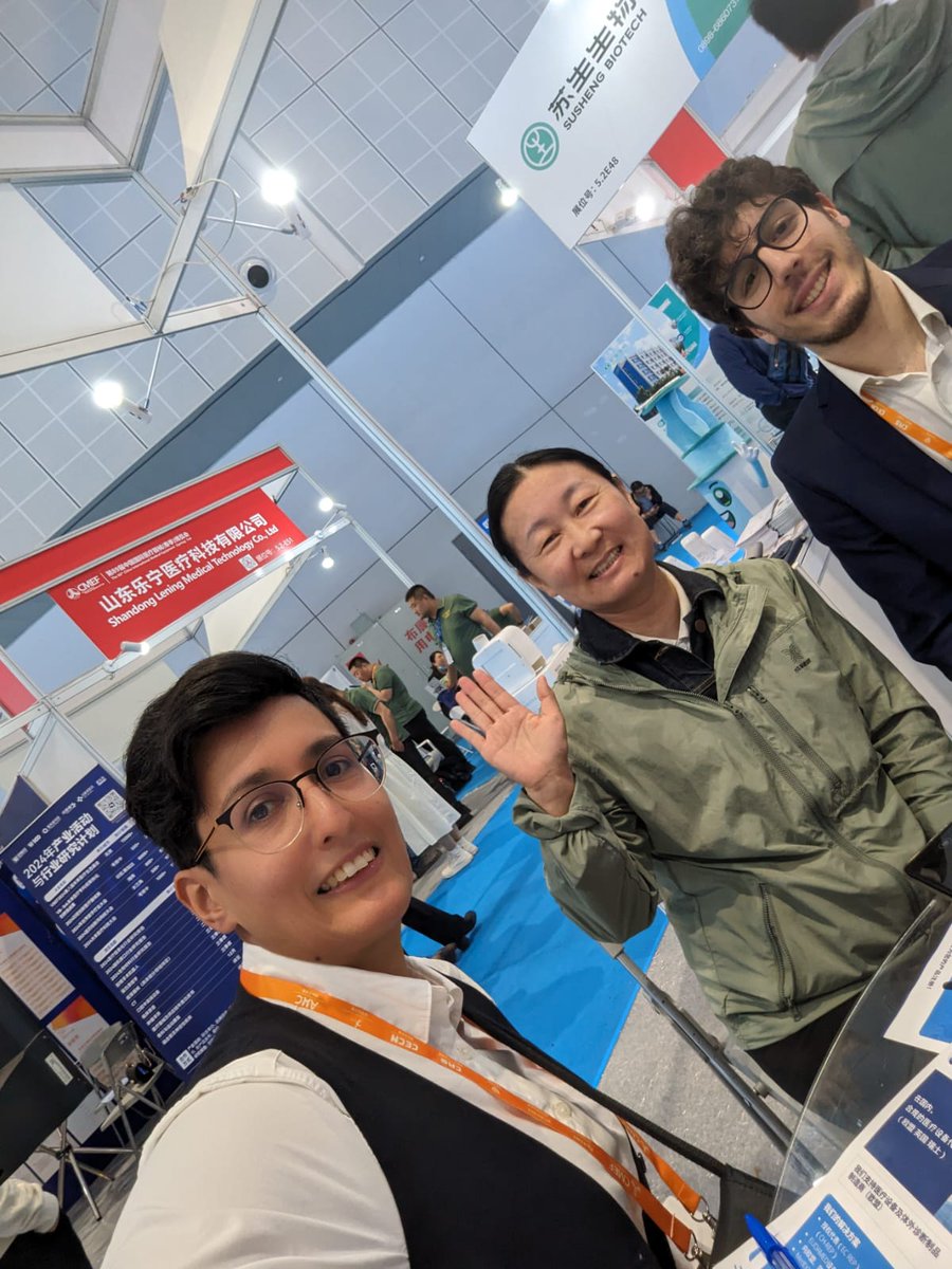 🌟 Another fantastic day at CMEF! We've had an amazing second day at the China International Medical Equipment Fair, and there are still two more exciting days ahead! Looking forward to making the most of the remaining days at CMEF and connecting with even more attendees!