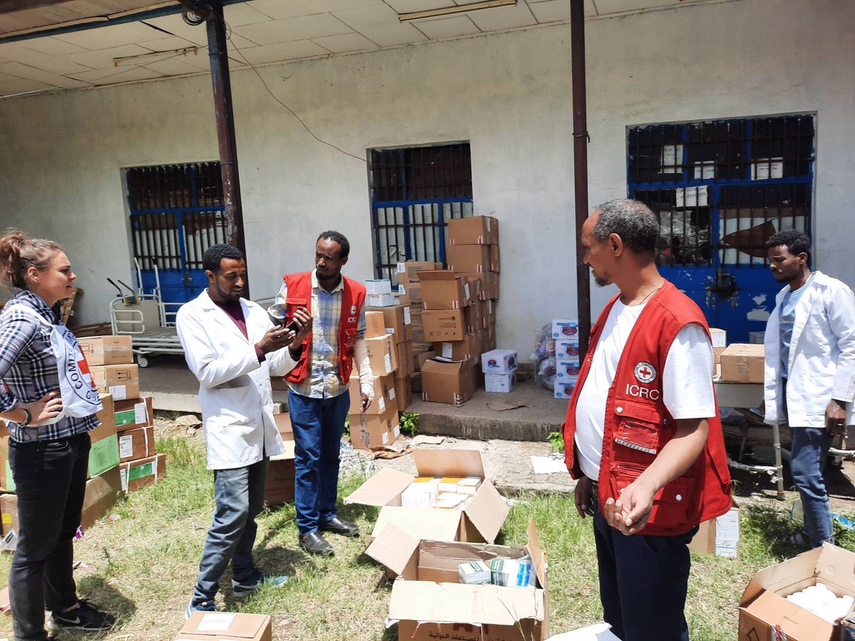 Medical supply distribution enhances health facilities capability to provide quality health care services to conflict-affected areas @ICRC donated medical supplies & equipment to Alamata, & Lalibela General Hospitals, Raya Bala, Ahun Tegegne, Ayna Bugna, & Bilbala Health Centers