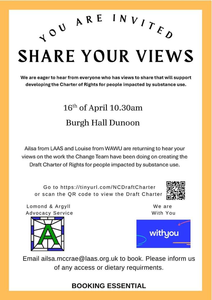 👇 Dunoon👇 Next Tue. Help us refine this important work. #rights #substanceuse Pl share @jenni_minto @ArgyllADP @Rokmusicianuk @susiesfad @AreaDunoon @wildaboutargyll @inspiralba @yccowalandbute @BookpointDunoon @BrendanOHaraMP @abhscp