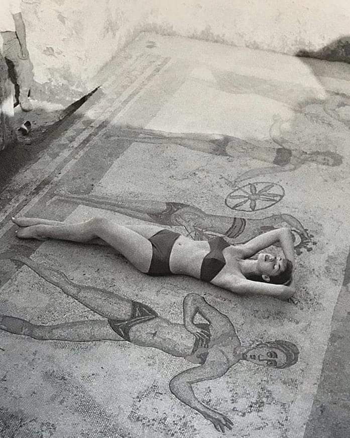 In 1956, Emilio Pucci designed the bikini, inspired by the Roman mosaics at Villa Romana del Casale (4th Century AD) in Sicily, Italy.

Emilio Pucci is a famous Italian fashion designer of the 20th Century. He has earned recognition for his unique graphic prints and innovative…