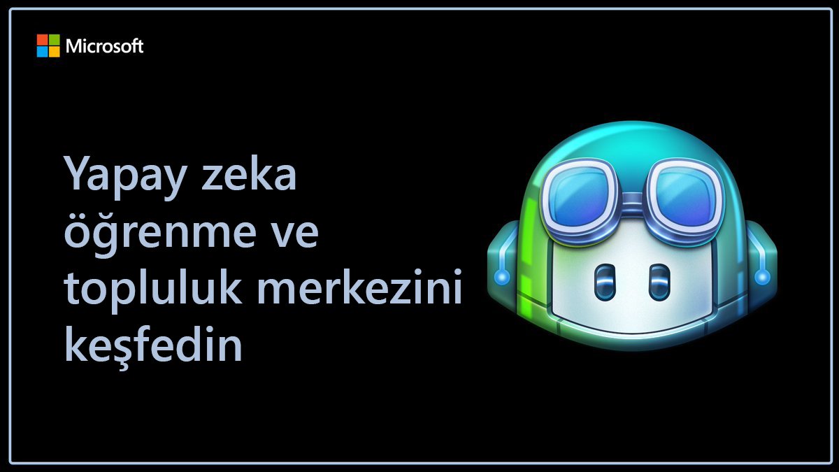 Microsoft Cloud araç ve hizmetleri, AI dönüşümünü güçlendirebilir. AI özellikleri geliştirmek, öğrenmek ve yaklaşan etkinlikler bulmak için göz atın: msft.it/6012cvodC #AzureOpenAI