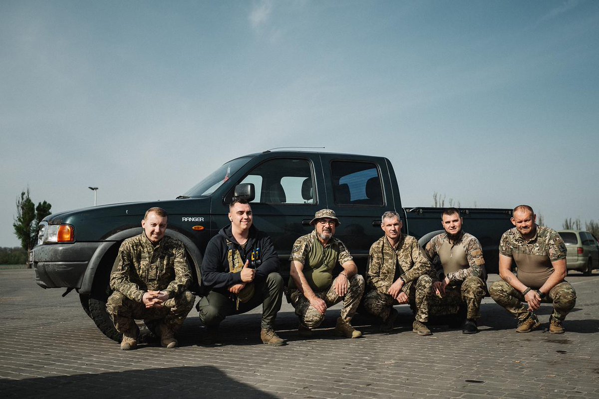 AseyevStanislav's tweet photo. We thank @razomforukraine for the car for our brigade. https://t.co/5eUt03cmxU