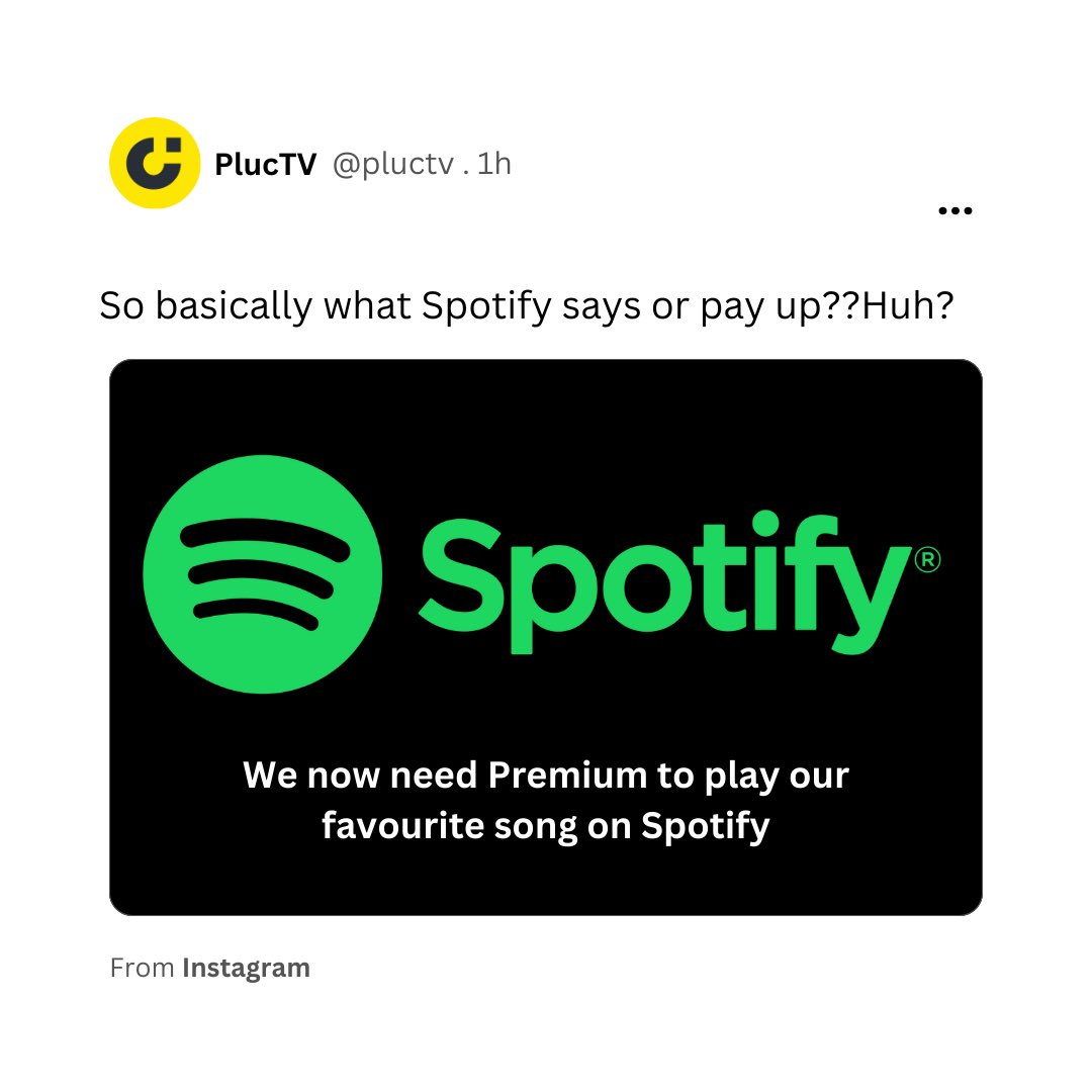 We love Spotify, okay? We really love it. But these updates are really getting out of hand 😭 Can a person literally not listen to music without premium at all???