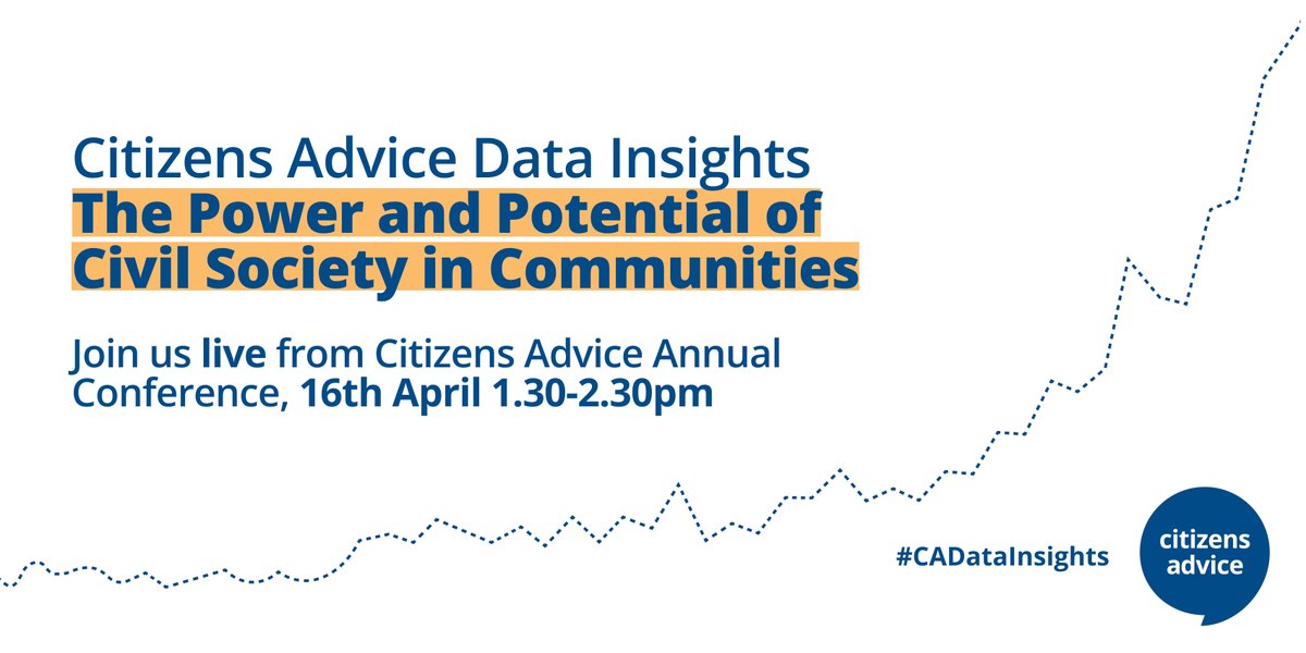 📊 Join our data event on 16 April. We'll discuss opportunities for improvement and strategies for future-proofing the charity sector. Join the broadcast live from our annual conference in Birmingham ⤵️ shorturl.at/FQT78 #CADataInsights