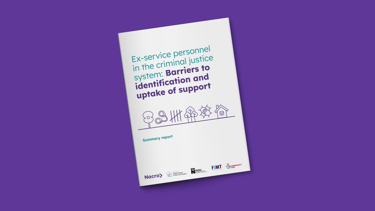 📖 We recently launched a new report with @IPSCJ & @InstituteSII @UniNorthants highlighting the barriers to identification and support for ex-service personnel in the justice system, funded by @FiMTrust