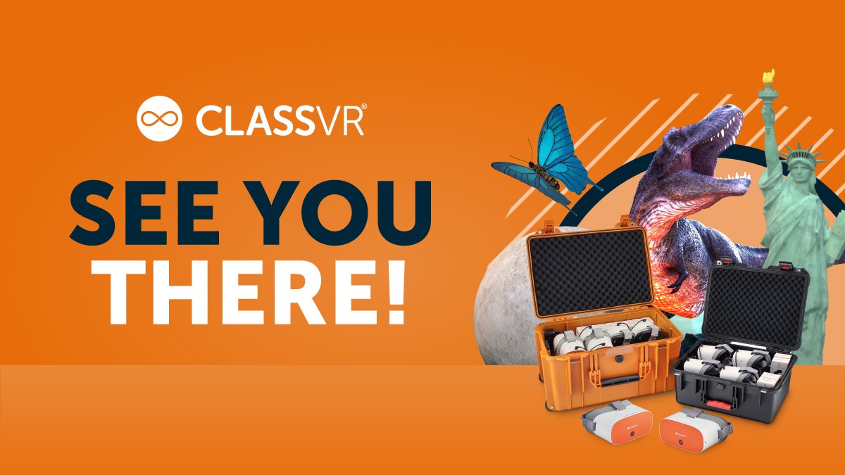 We’re excited to be attending TLA in San Antonio, Texas from April 16th to the 19th Find out how Yonkers Public Library in New York uses ClassVR in our 50 Creative Ways guide > classvr.com/downloads/50-c… See you there! #txla24 #VR #VRinEdu