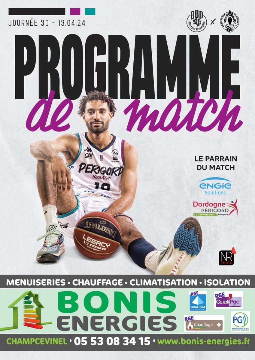 📰 Retrouvez toutes les infos du match de demain dans le BBD Mag en ligne ! 👉 bit.ly/3Q0AJp4 #GoBBD