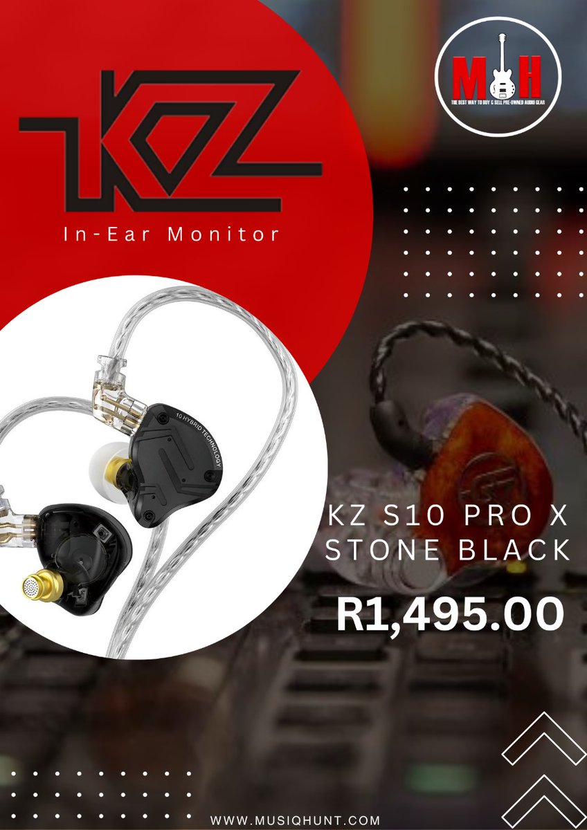 musiqhunt's tweet image. KZ in-ear monitoring: Bringing crystal-clear sound and immersive experience to every beat, every note. 🎧✨ #KZ #InEarMonitoring #Audiophile