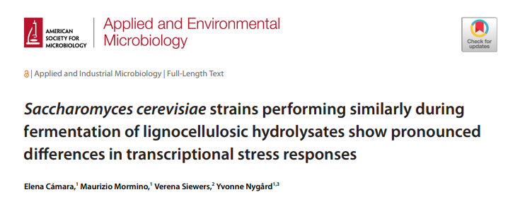 Check out our latest publication where Elena and Mauri show that despite similar performance on lignocellulosic hydrolysates, five yeast strains exhibited pronounced transcriptional stress responses.

journals.asm.org/doi/pdf/10.112…