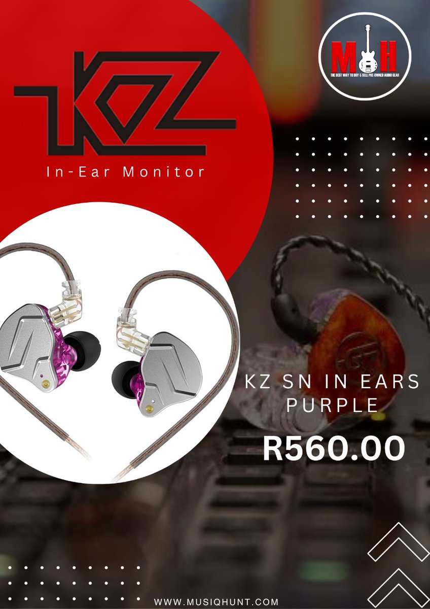 musiqhunt's tweet image. KZ in-ear monitoring: Bringing crystal-clear sound and immersive experience to every beat, every note. 🎧✨ #KZ #InEarMonitoring #Audiophile
