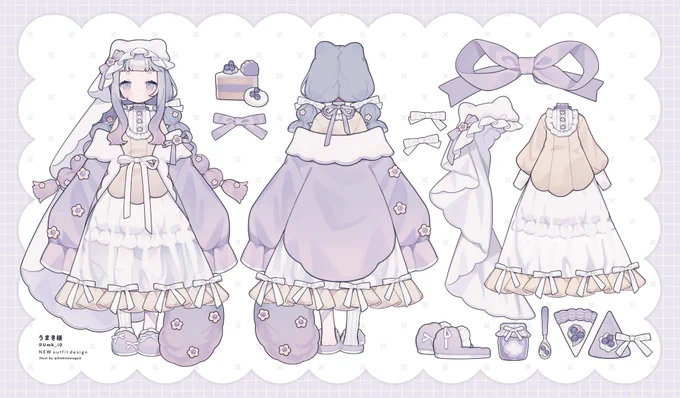 〻𝘄𝗼𝗿𝗸うまき様 #Umk_i0 の新しいお洋服のお仕立てをいたしました 