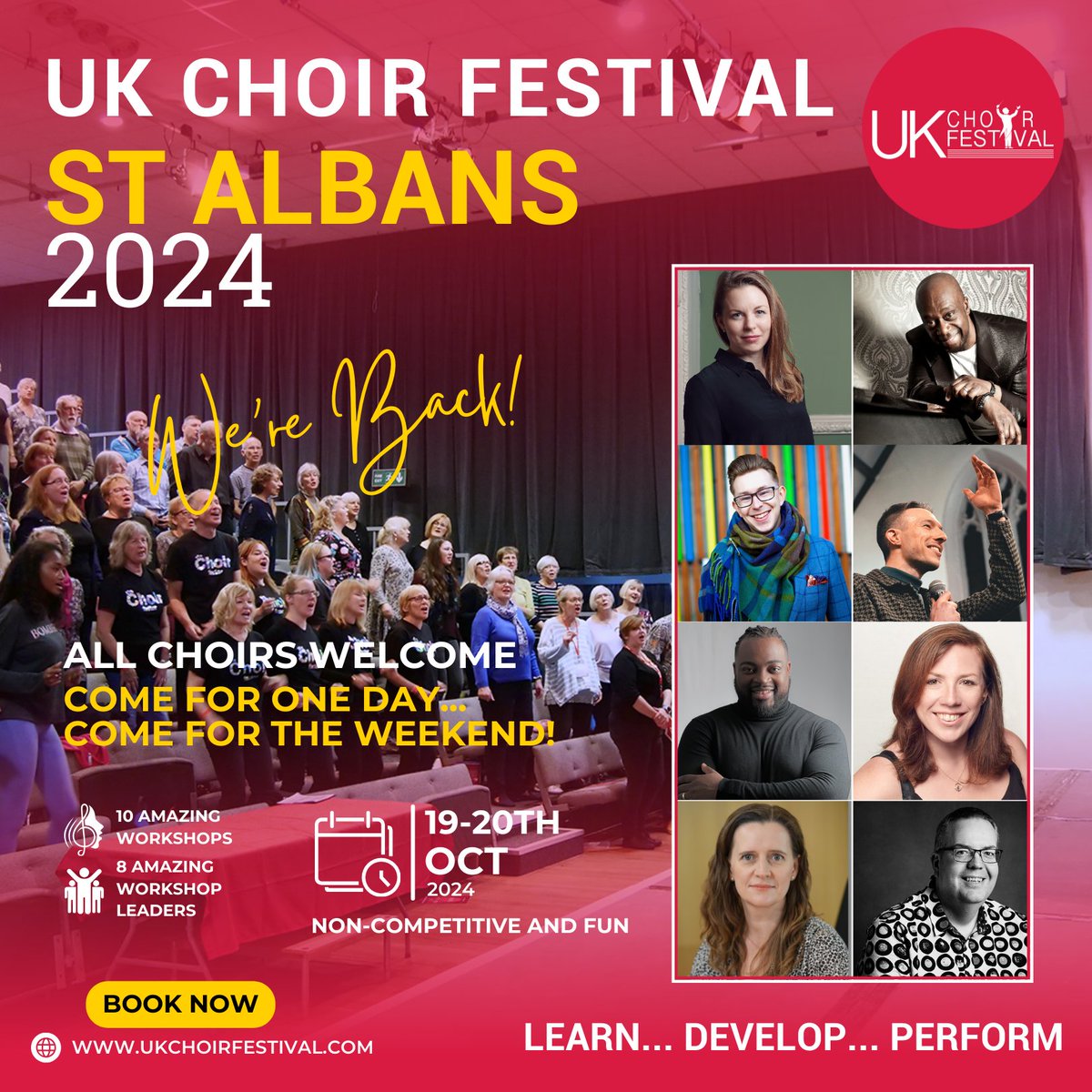 We are hugely excited to announce our line-up for the #ukchoirfestival in #stalbans on 19-20th October 2024. BOOK NOW at ukchoirfestival.com