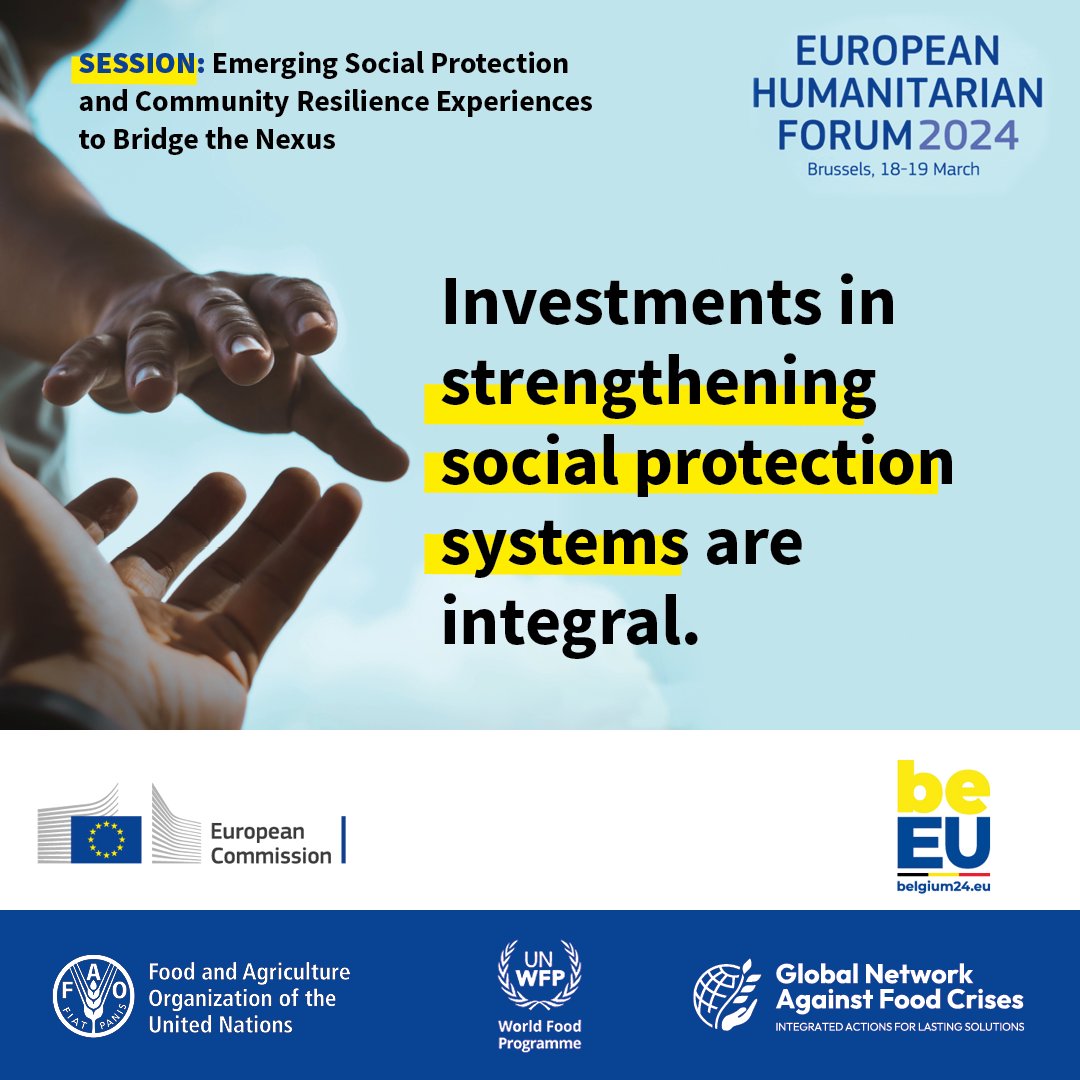 At the European Humanitarian Forum #EHF2024 participants discussed the need to strengthen #SocialProtection across humanitarian and development programming. Check out the key takeaways in the Chair's Summary➡️ bit.ly/gnafc-ehf24