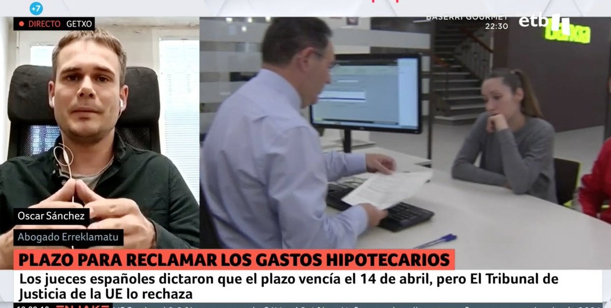 🔴📺 Oscar Sánchez, abogado @Erreklamatu 'Nosotros entendemos que el plazo no finaliza el 14 de abril' #EnJakeETB ➡️eitb.eus/es/television/… @Xlapitz