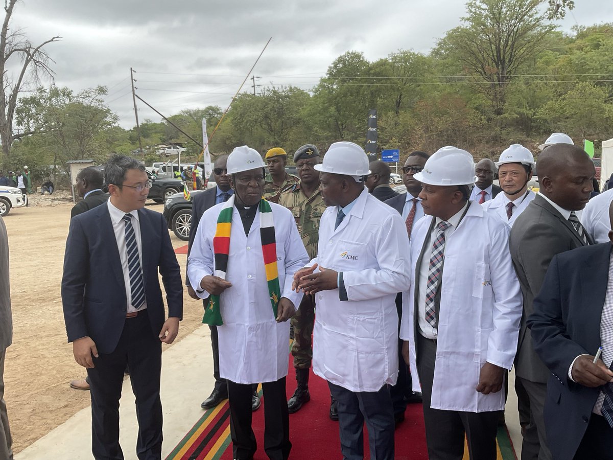 HIS EXCELLENCY THE PRESIDENT, DR ED MNANGAGWA, THIS MORNING IS AT KAMATIVI MINING SITE, IN BINGA, WHERE HE IS SCHEDULED TO COMMISSION A HUGE LITHIUM PROJECT BY A CHINESE COMPANY, YAHUA, WHICH HAS REOPENED KAMATIVI AFTER A 30-YEAR LONG PAINFUL DORMANCY. THE CURRENT DUMP MINE GIVES…