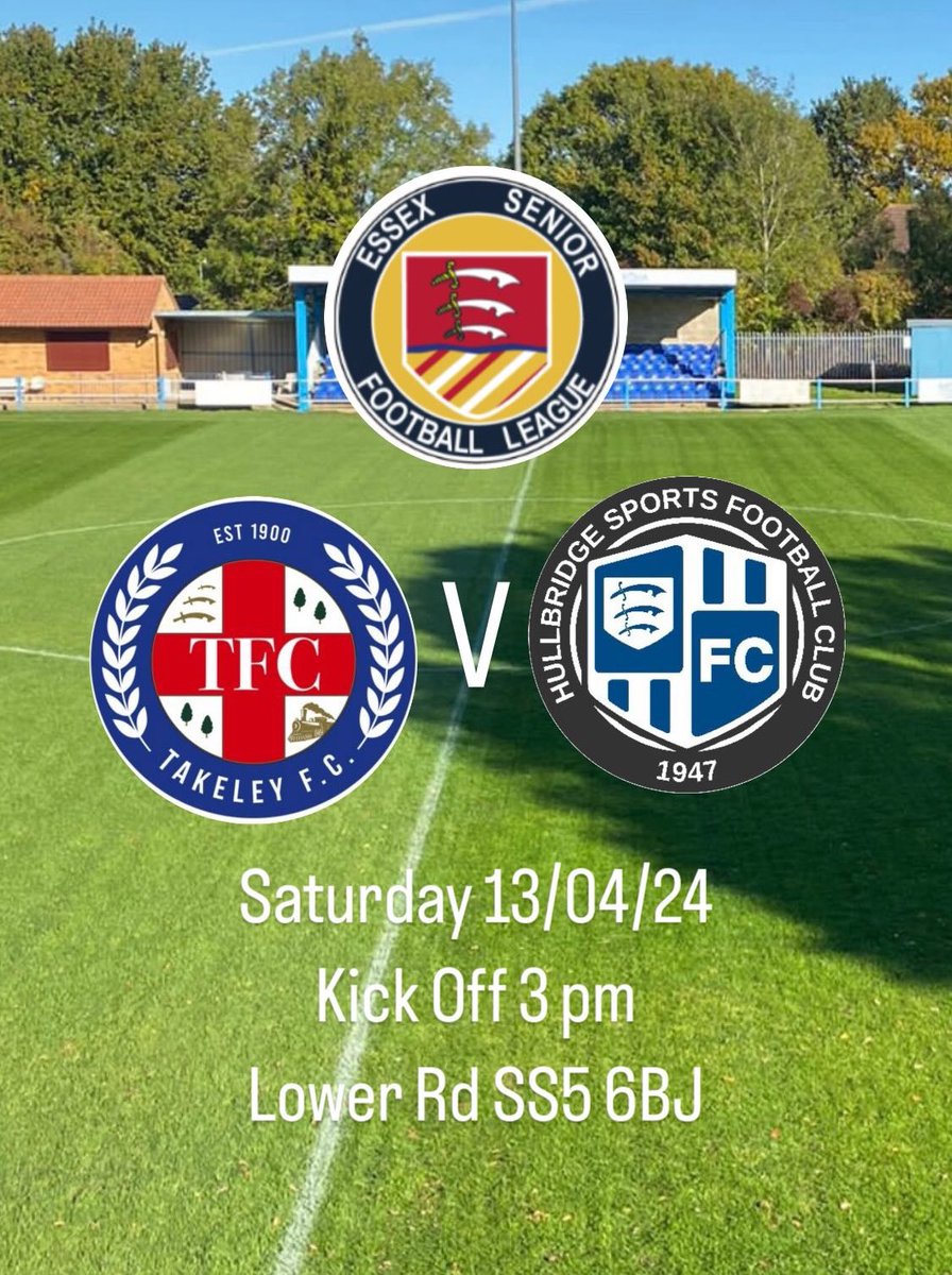 Following Tuesday nights set back we look to continue our recent good form under @Alexmartin1983 with a trip to @HullbridgeFC in the @EssexSenior kick off 3 pm