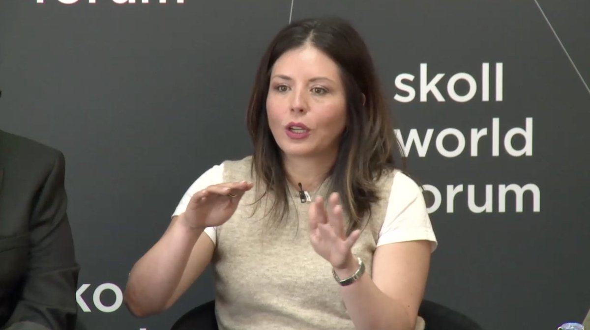 'Looking ahead, media platforms will continue to shape perceptions. Despite technological advancements, radio remains crucial for its cultural impact & empowerment of Latinos in the United States.' @stephanievalenc #SkollWF #SkollWorldForum