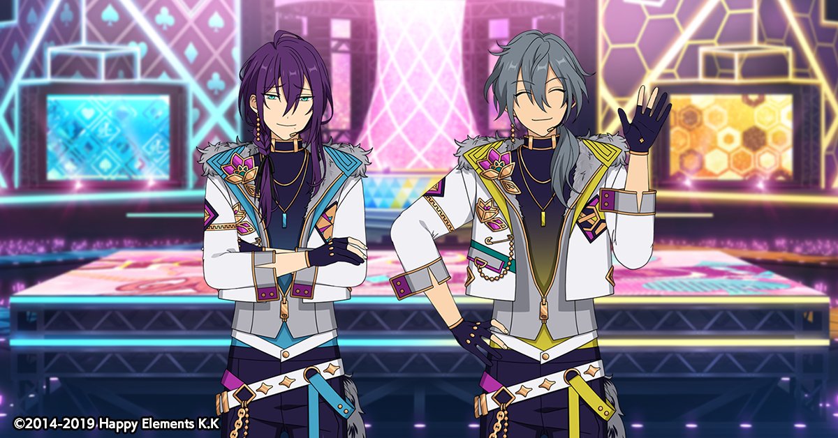 ensemble_stars's tweet photo. 【イベント情報】

イベント限定カードにはルーム衣装【マトリックス衣装】が付いています🎵

ルーム衣装はカードのアイドルロードより開放可能です🎵

#あんスタ https://t.co/gYaY2jITnU