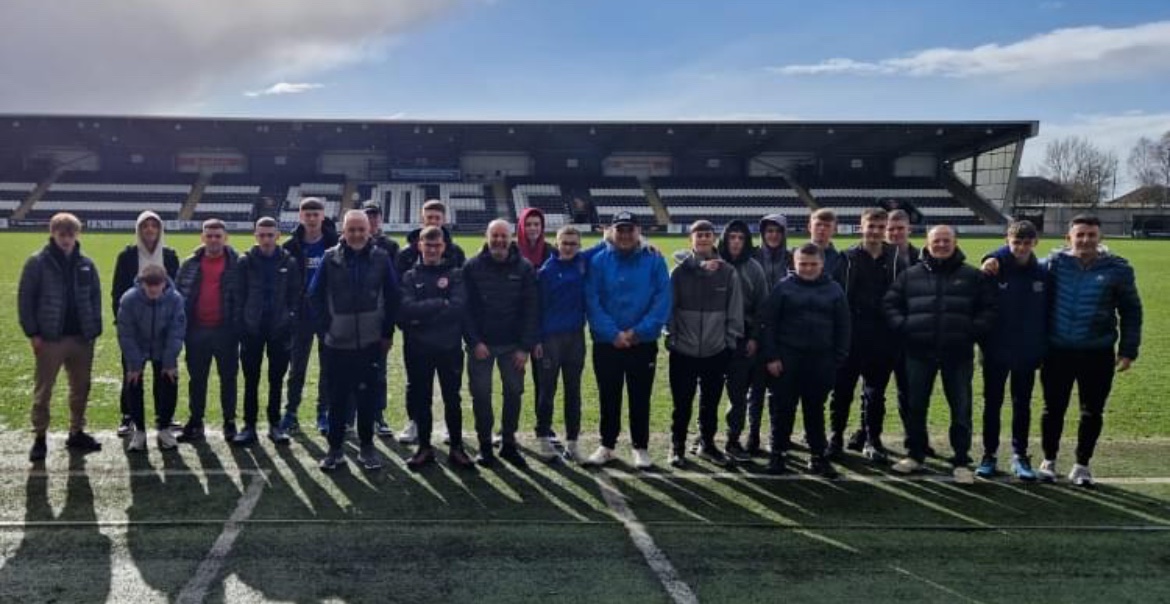 Very pleased to welcome a group from Larne & Carrick to Glasgow recently as part of a project looking at young peoples rights & identities. Thanks to St Mirren for inviting us to visit stadium and meet with it’s awesome Street Stuff programme.