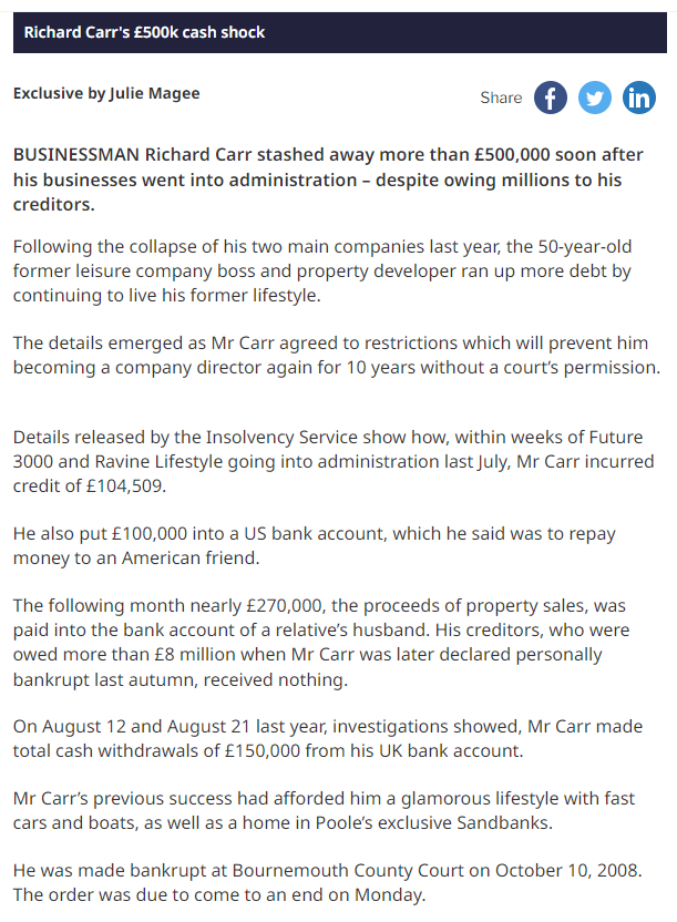 @TiceRichard With such apparent high moral standards, Richard, I'm surprised this is the kind of chancer you are welcoming to the Reform Party.