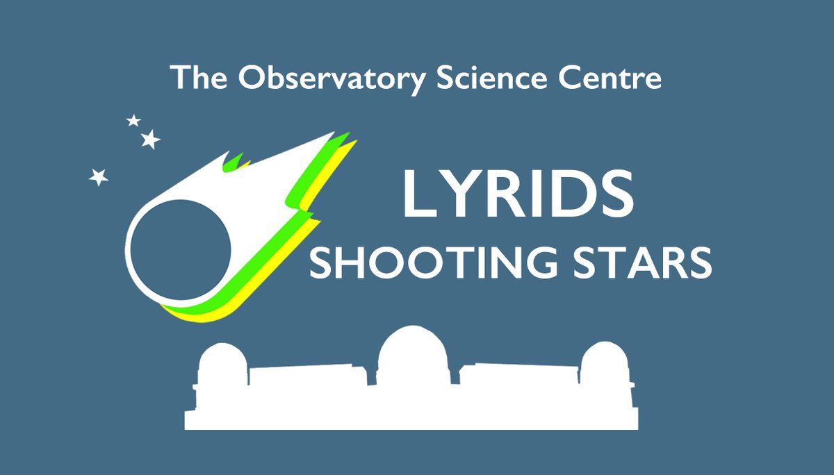 Something a little special for you coming up: bit.ly/3xwzY0X. Sat 20th April Opportunity to enjoy an evening at The Observatory Science Centre with the Stars... #lyrids #shootingstars #stargazing #skyatnight #observatory @VisitBritain @Visit1066
