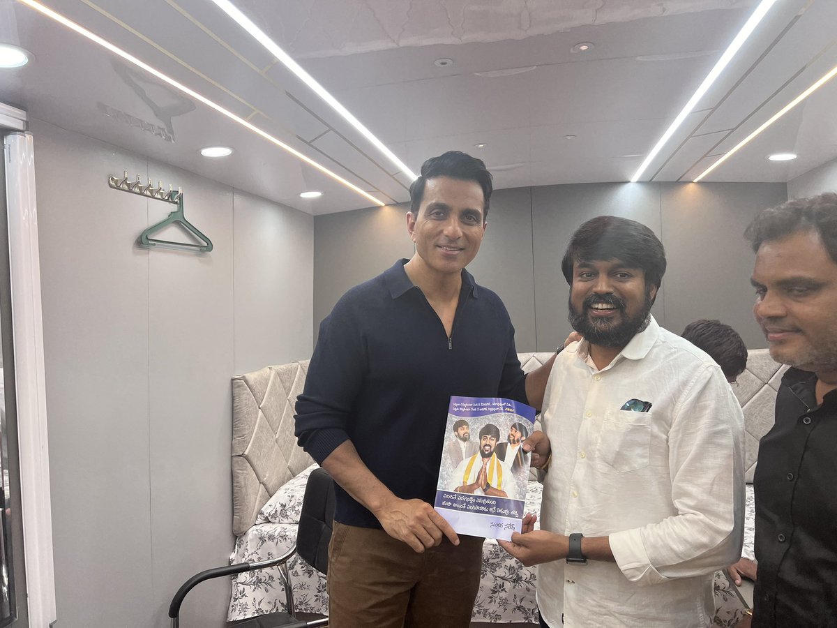 Had a wonderful meeting with <a href="/SonuSood/">sonu sood</a> ji #sunkaranaresh
