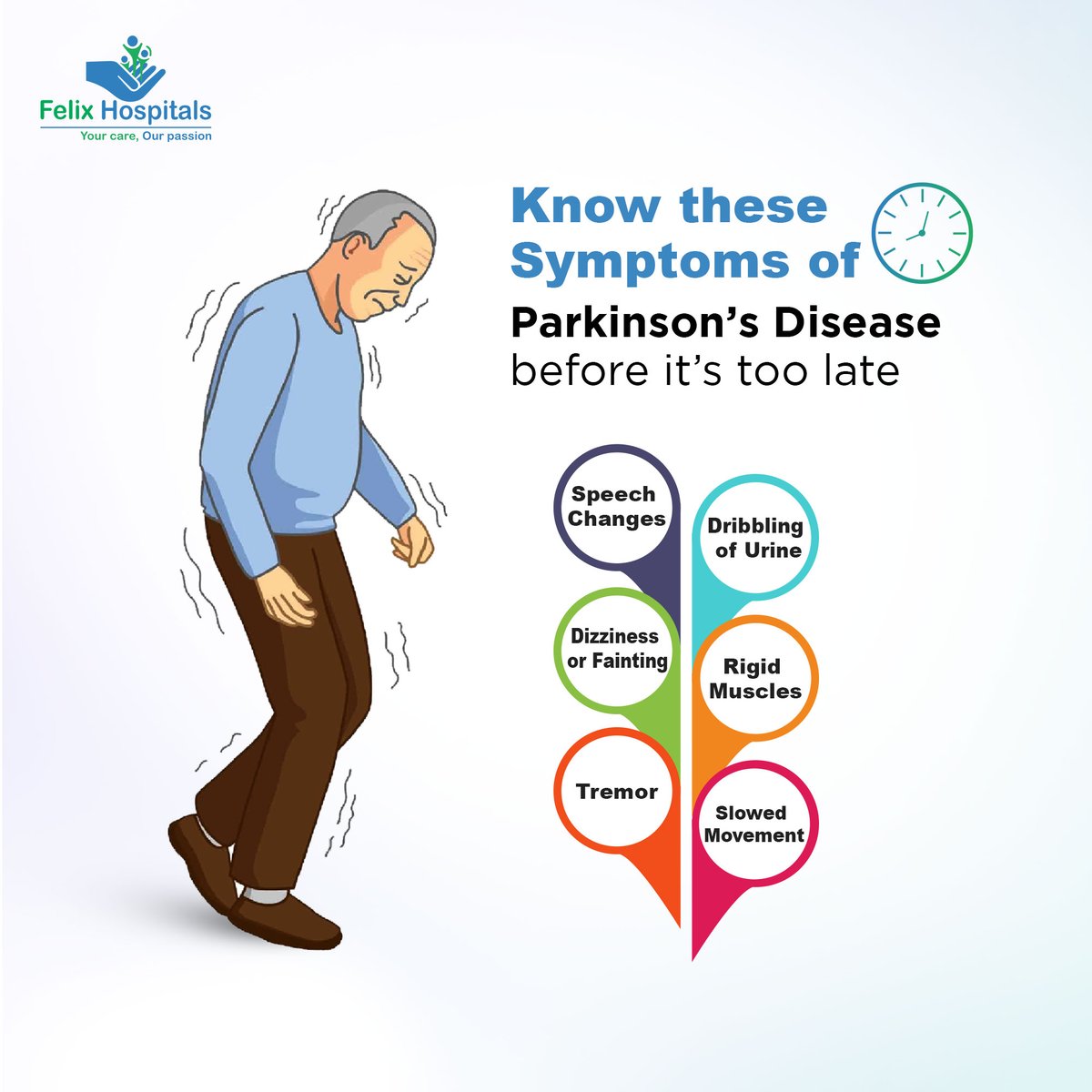 Parkinson's disease may be challenging, but it's not an insurmountable battle. With the right support, management strategies, and a proactive approach, individuals can continue to live fulfilling lives.

#parkinson #parkinsondisease #parkinsonswarrior #parkinsonsawareness #noida