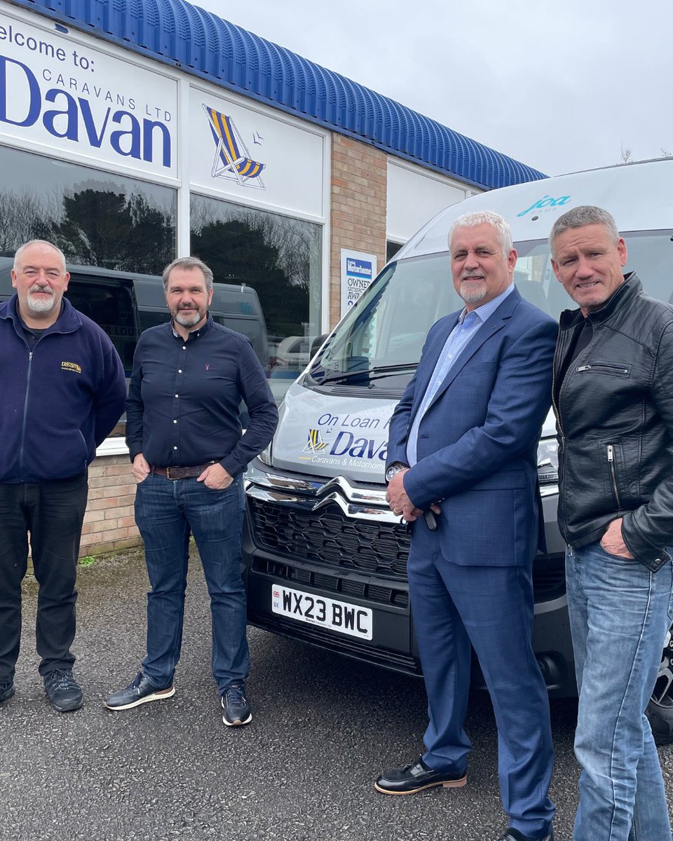 A very special collection as we welcomed ex-SAS Leader, Billy Billingham MBE QCB @billingham229b to drive away in his new Joa Camper as he embarks on his UK tour. Read the full story here: ow.ly/WqaY50ReRQA