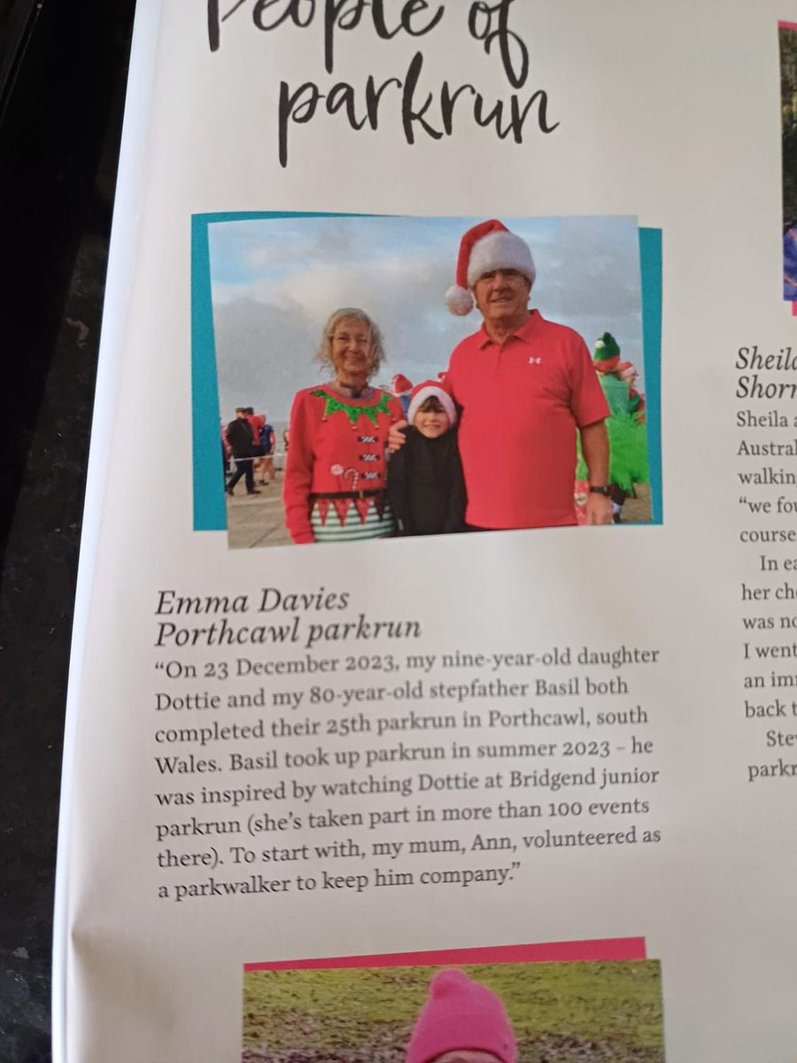 Who’s planning on joining us on the prom in the morning? Usual time, 8.50am for briefing ready for the 9am start 👍 And you can pick yourself a copy of the latest parkrun magazine featuring Porthcawl regulars Basil & Ann #loveparkrun