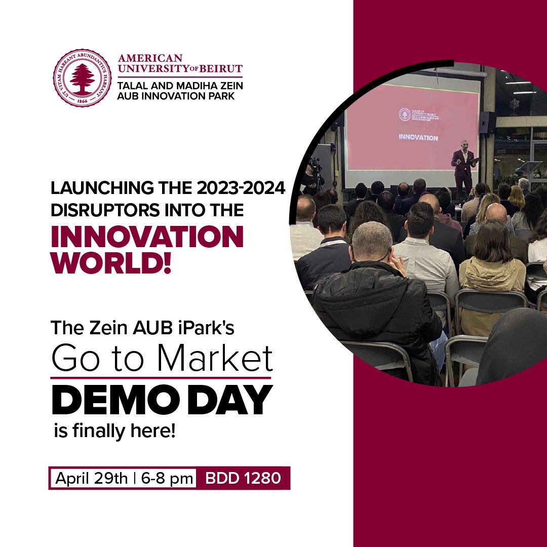 In 2023 the #Idea Validation Program has given rise to high-quality impactful #startups! ✨ The #ZeinAUBiPark ’s #Go_to_Market startups made it through rigorous stages and screening, with validated #MVP and revenue. 🚀 💫 Join us at the Demo Day to learn about their #ventures!