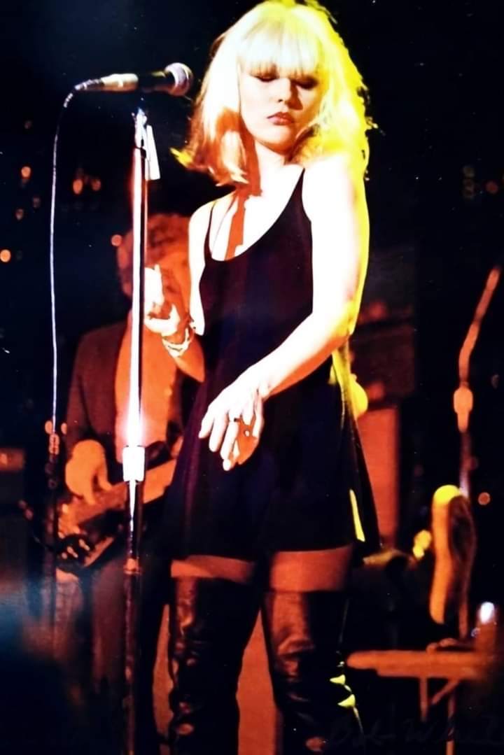 Just a few colours yet this photograph of Debbie Harry simply works its pure quality.