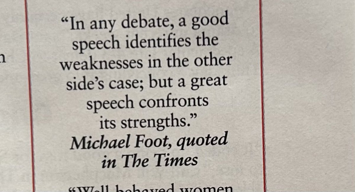 Michael Foot on the art of a good presentation Via The Week