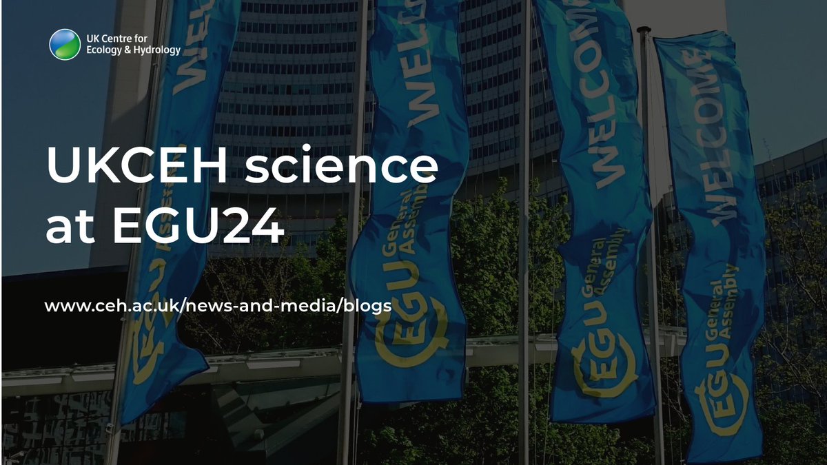 We have a great line-up of talks, posters and other activities at #EGU24 next week. Good luck to everyone taking part whether in Vienna or online! See our schedule here: ceh.ac.uk/news-and-media…