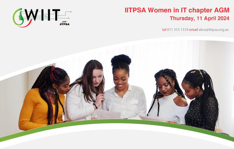 At the #IITPSA #WIIT AGM this week, Senele Goba, Pearl Pasi, Prof. Lynn Futcher and Prof. Kerry-Lyn Thomson were re-elected to the committee. Thenzie Stewart, Ashleigh Mabaire, Denise Mukozho, Delight Musariri, Rue Macheka-Madzinga and Nothando Majozi have joined the committee.