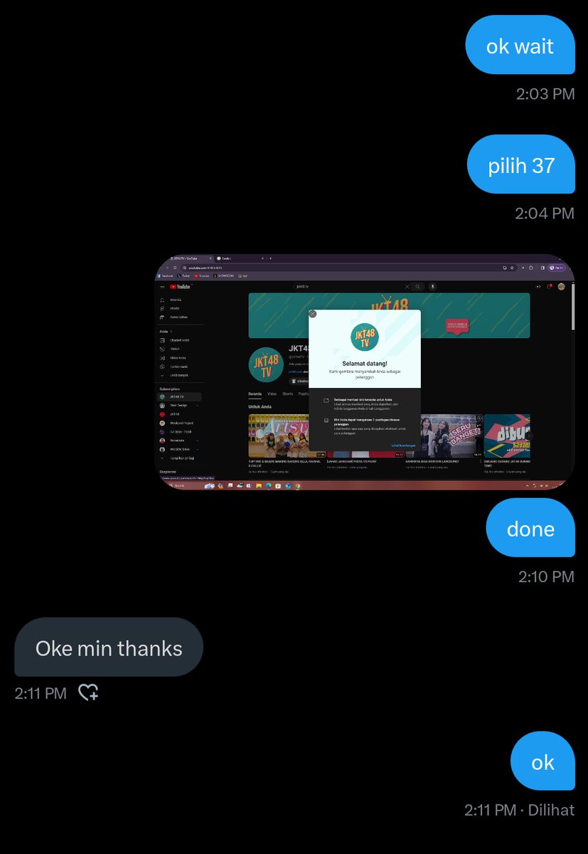 idolpolice_'s tweet image. Open membership jkt48 tv buat streaming theater selama 30 hari, harga cuma 90k aja udah bisa nonton semua show theater selama 30 hari, lebih hemat daripada beli satuan di Showroom
order DM/fasres ke t.me/polisiidol48 All Payment ready, Proses cepat

Sedikit Tstimoni