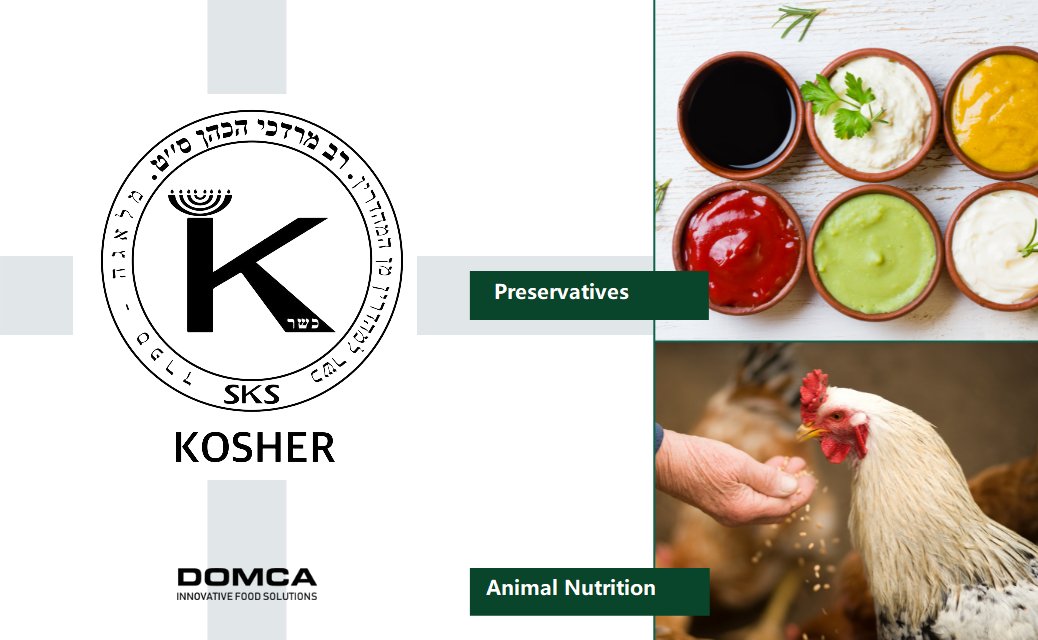 We've renewed our KOSHER certification for animal nutrition products and ingredients for the food industry! 🔝 

A wide range of our products display this certification on their labels. 🏷️

For further information: domca.com/en/quality_cer…

 #KosherCertified #QualityIngredients