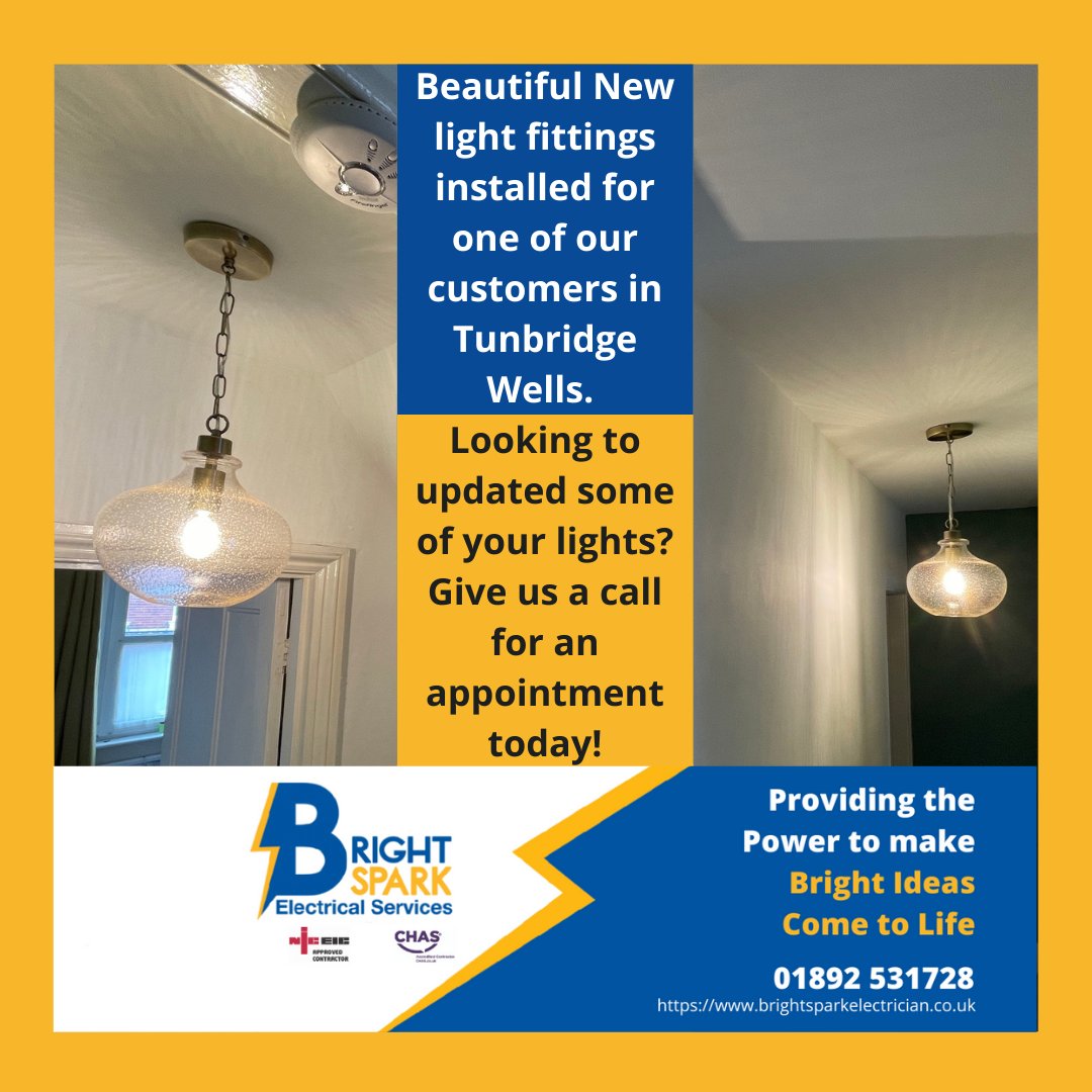 Its always a pleasure to install New light fittings.
Check these out.

#brightspark #localelectrician #lightfittings
✅ Call us now. 📞 01892 531728
✅ Speak to one of our experts. 📞