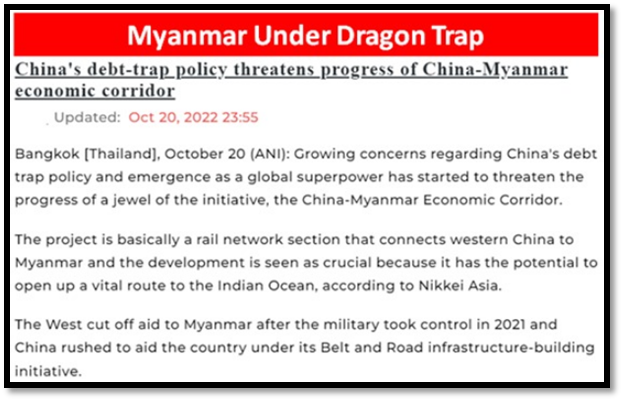 Myanmar Under Dragon Trap! ##Myanmar needs to be careful about #China's Belt and Road plan. China has a habit of using debt to control other countries, caring more about its own benefits than helping those countries develop.