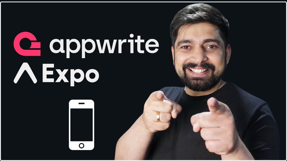 Building full stack mobile apps just got easier with @appwrite . In this 30 mins long RAW video, we will build a basic app to understand setup and flow of appwrite and @expo Enjoy the video and share it