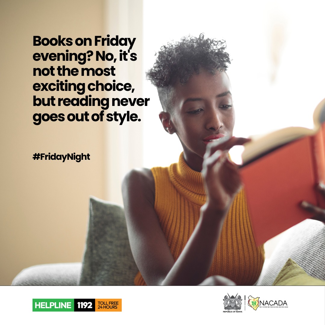 Books on Friday evening? No, it's not the most exciting choice, but reading never goes out of style. Try that book that you were always curious about, read an old favorite or step outside of your comfort zone and find a new style. You could end up having a great Friday night