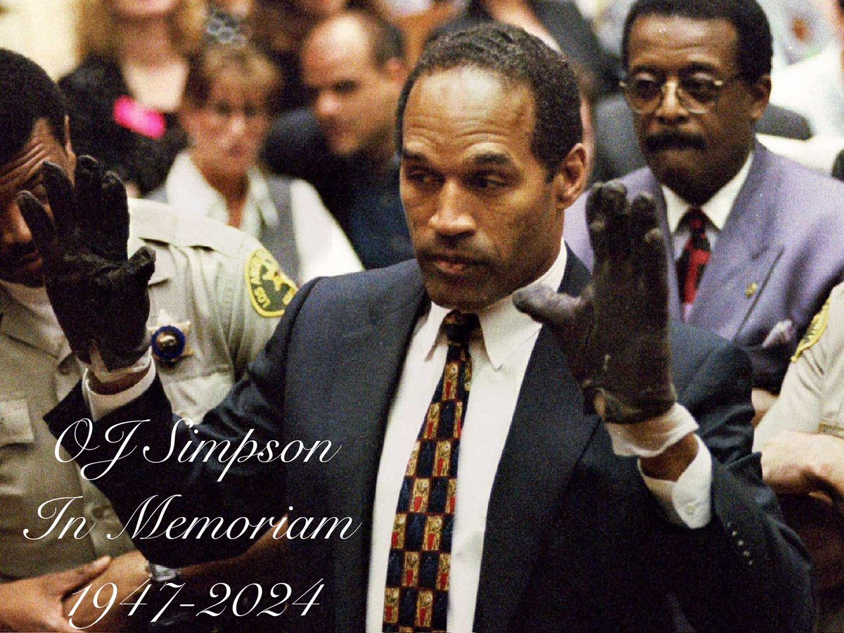 All flags at the Capitol will be lowered to half staff in mourning of OJ Simpson.

Once a successful professional athlete, OJ became a victim of systemic inequity in the criminal justice system.

Fortunately, the system today does not target and persecute anyone unfairly.