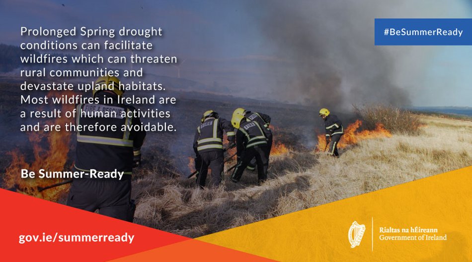 The Be Summer Ready campaign provides crucial information for the public to ensure preparedness for the summer period. See gov.ie/summerready or #BeSummerReady for more information.
