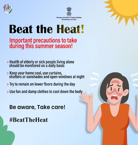 Beat the Heat! Necessary precautions to take care of during this summer season!👇 📷Avoid going out in direct sunlight 📷#BeatTheHeat #HeatWave