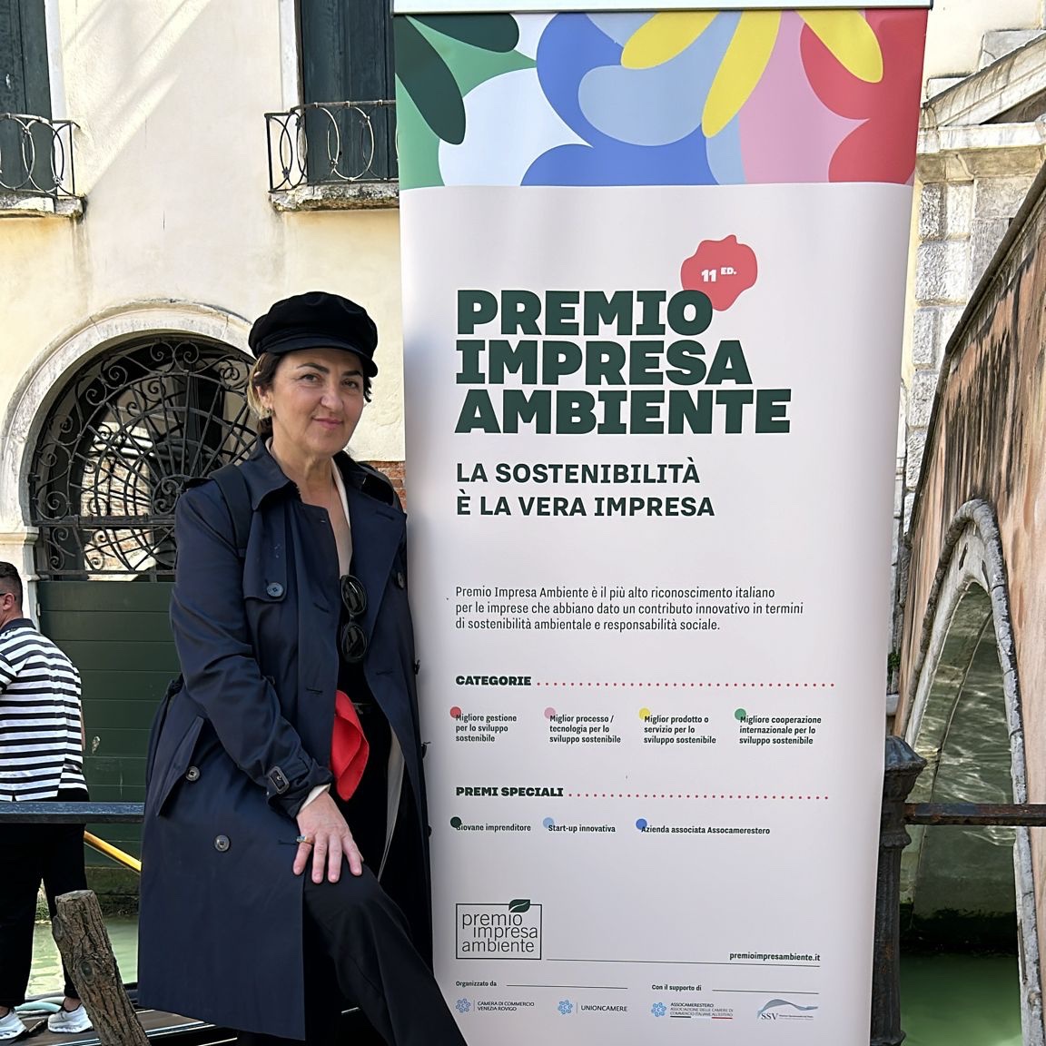 Today we're in #Venice for the award ceremony of the 11th edition of Premio Impresa Ambiente 🍃 @PIA_XIedizione Promoted by @unioncamere and @camcomVeRo, this award is the 🇮🇹 highest recognition for companies driving #sustainability and social responsibility toward the #SDGs.