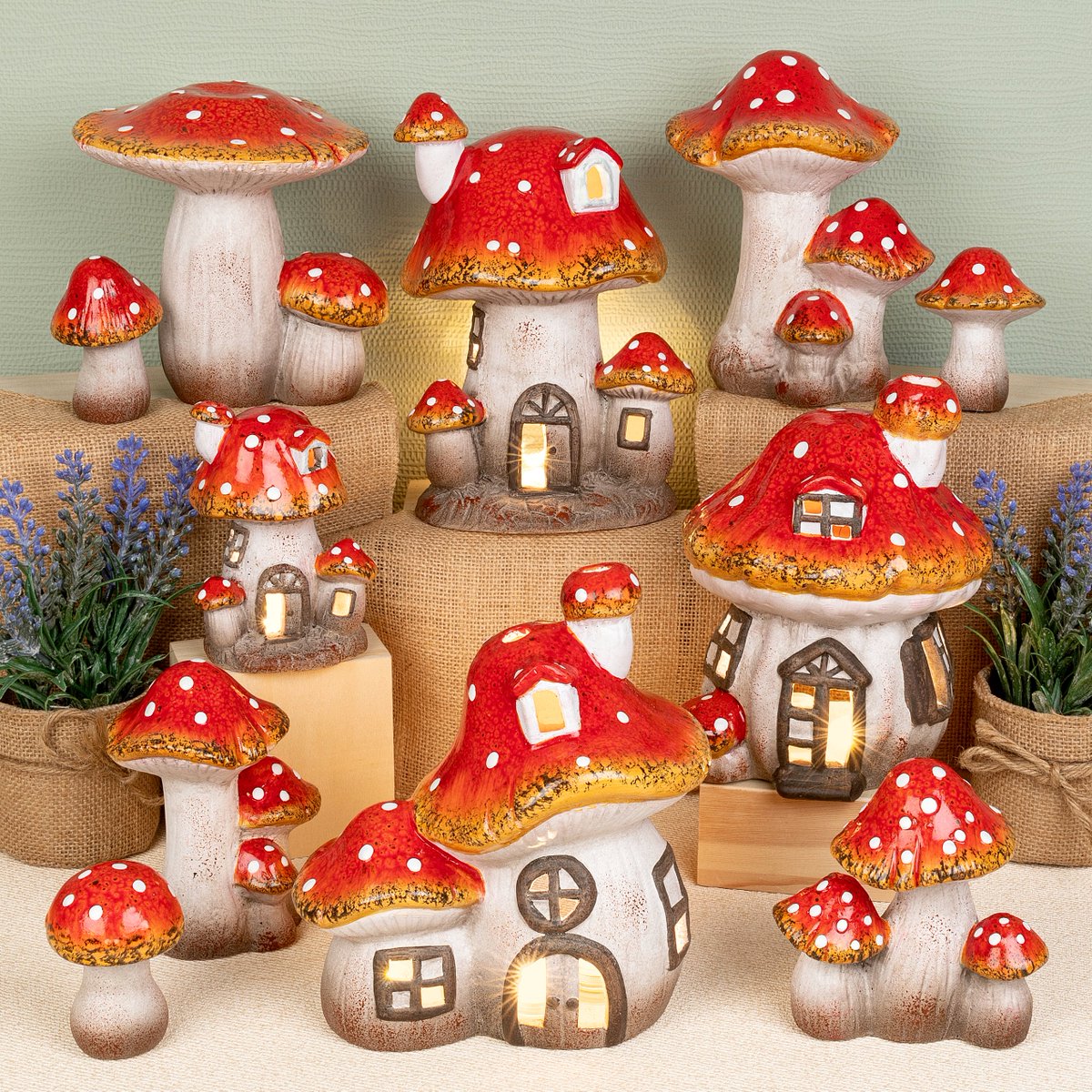 Introducing our enchanting Mystic Mushrooms collection. Whether you're a nature lover or a fan of fairy tales, these charming tealights and mushroom figures will add a magical touch to your space. Follow the link below to see the full range; shop.joedavies.co.uk/range/wr13999
