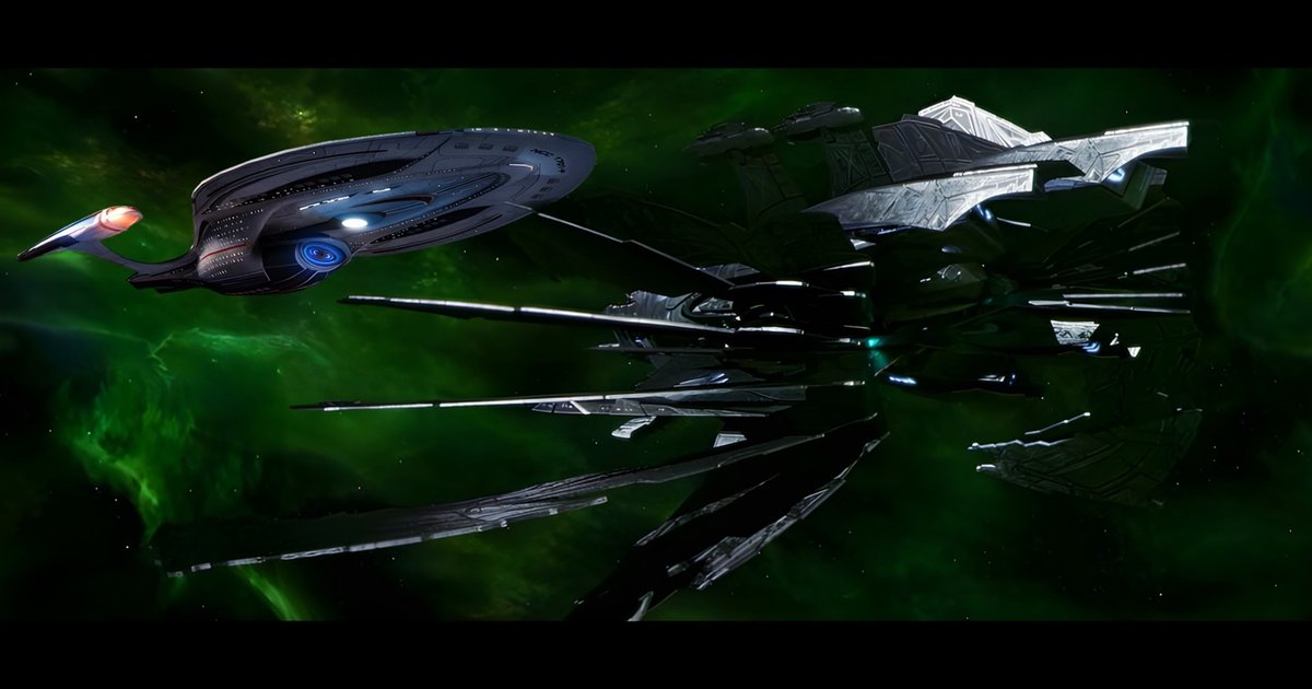 startrek_ships's tweet image. A commenter mentioned the #OdysseyClass could kick the #Scimitar&apos;s butt. Can we all agree on this...? dlvr.it/T5QGc7