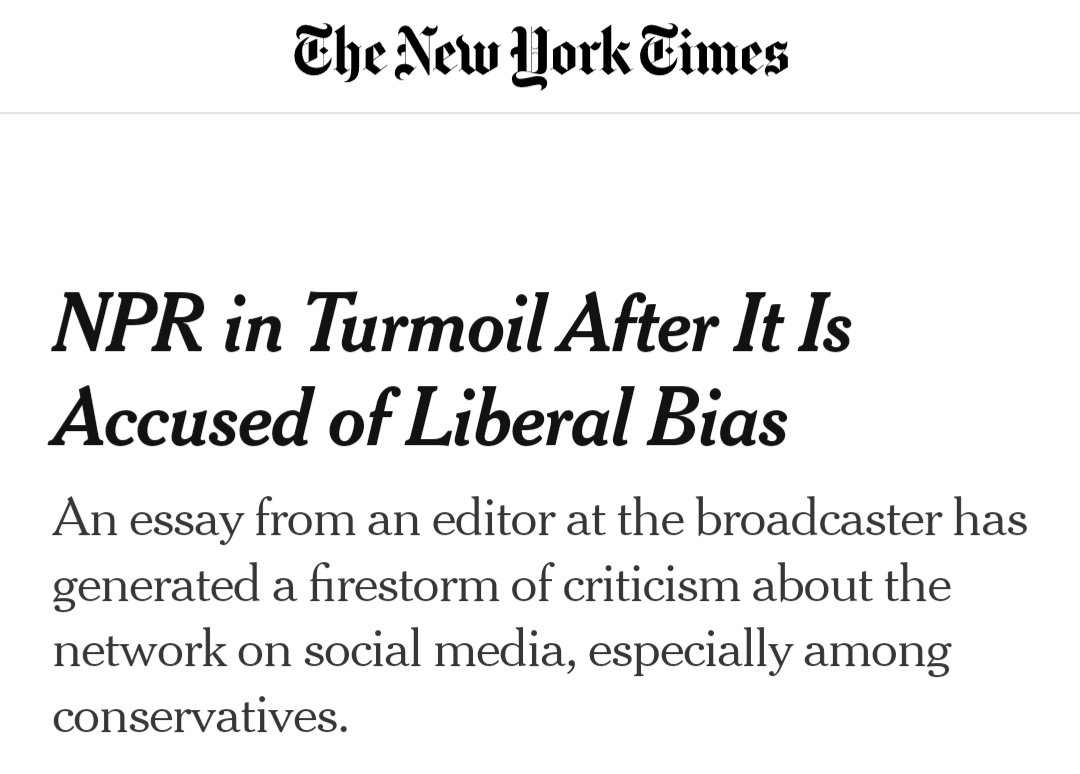Wait until the New York Times hears about the New York Times