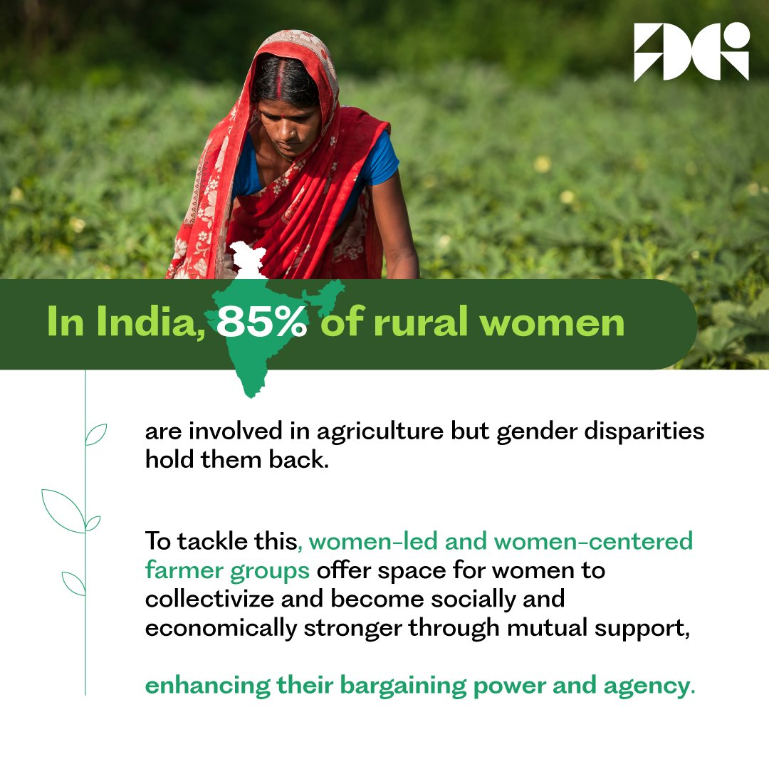 #DidYouKnow 🌱To mitigate systemic gendered inequality in #agriculture, #farmer groups have become a lighthouse for women. Working as a collective, #womenfarmers enhance their leadership skills, and strength through knowledge sharing and helping improve their livelihoods.✨