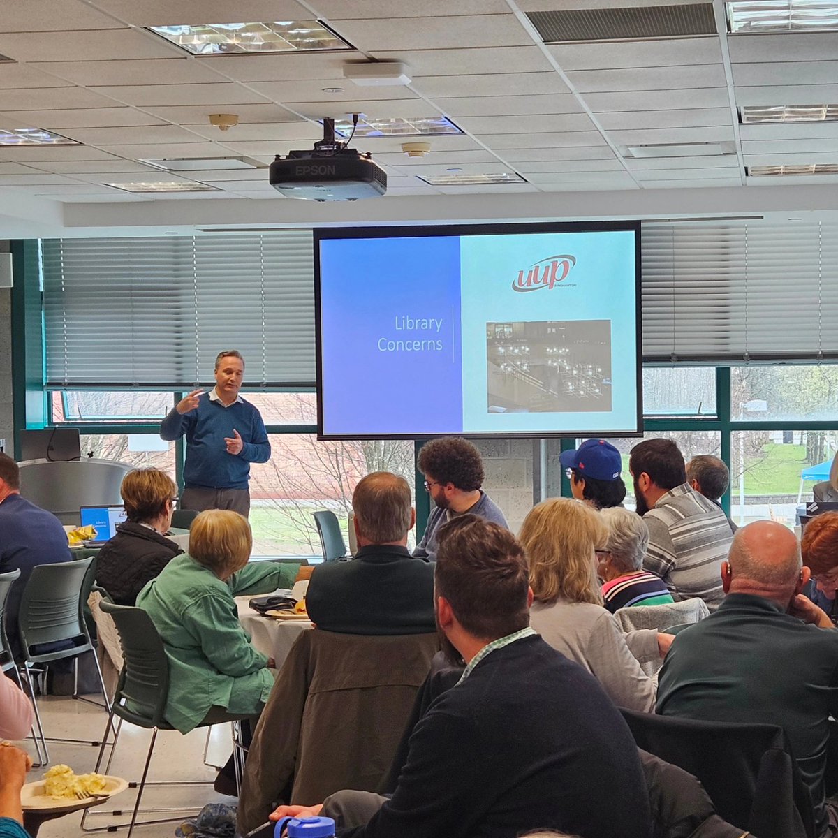 BingoUUP's tweet photo. Please enjoy photos from our E-Board/General Meeting on Wednesday, April 10, 2024. Our End of Year Luncheon will be Wednesday, May 8, at 12p in the Old Champlain Atrium. We hope you'll join us. https://t.co/Krw5pUKuiC